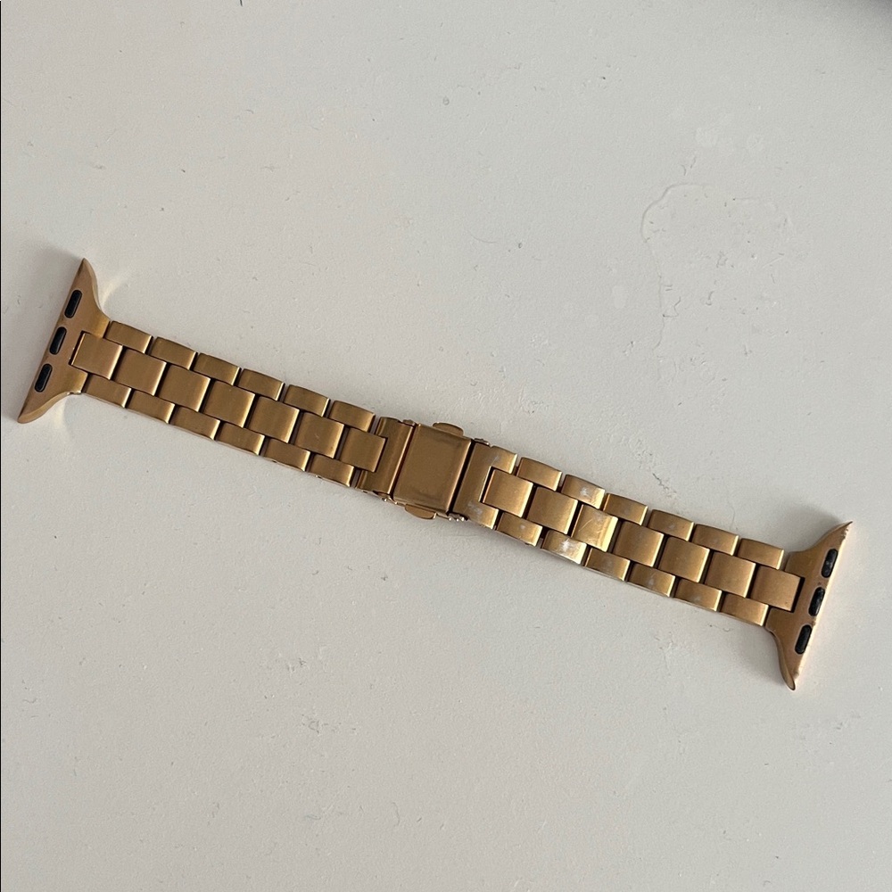 Gold Metal Apple Watch Band